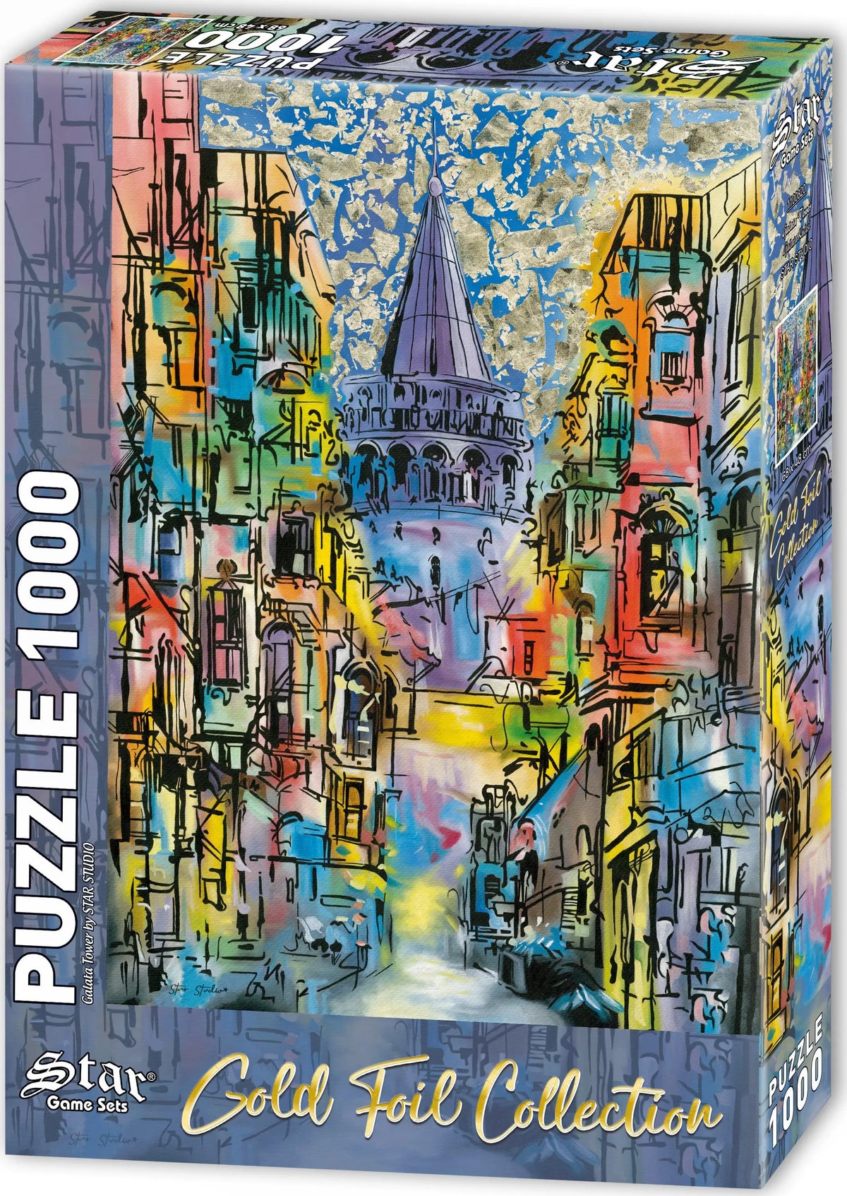 Star Puzzle 1000 Palan Palapeli Galata Tower