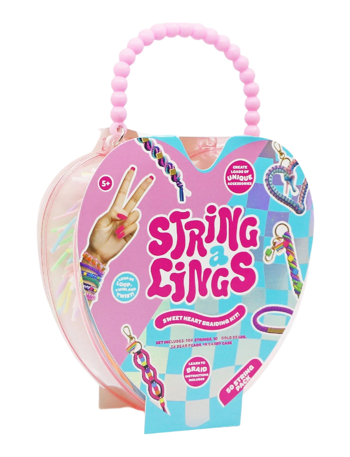 Stringalings 50 Nauhan Sweet Heart Braiding Kit Koruntekosetti