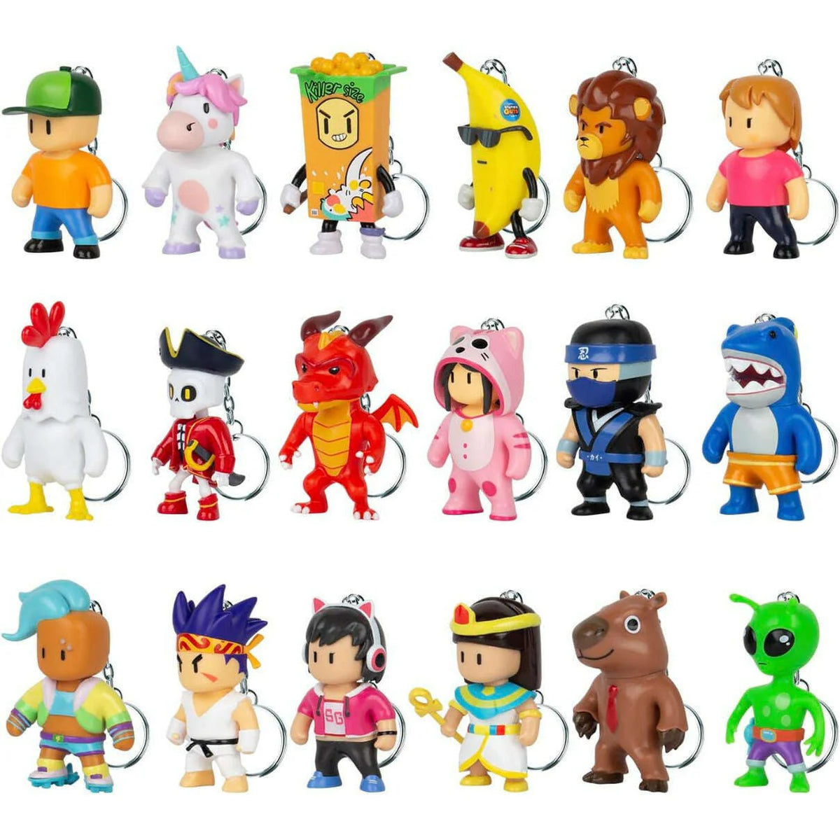 Stumble Guys Collectible Figures Yllätyspussi Avainperä