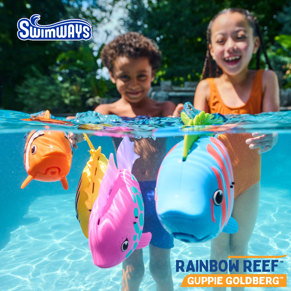 Swimways Rainbow Reef Sukeltava/Uiva Kala Guppie Goldberg