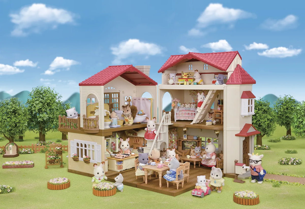 Sylvanian Families 5708 Kaupunkitalo Ullakolla
