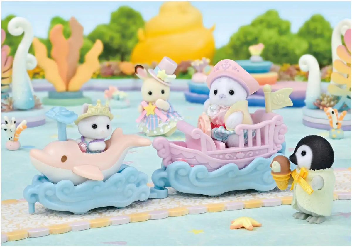 Sylvanian Families Huvipuiston Delfiini ja Leikkilaiva