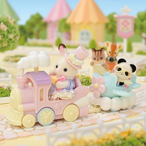 Sylvanian Families Huvipuistosetti Lentokone & Juna