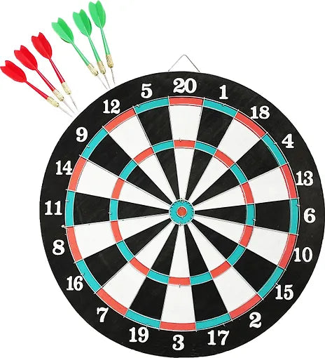 Tikka-/Dartstaulu + 6 Tikkaa