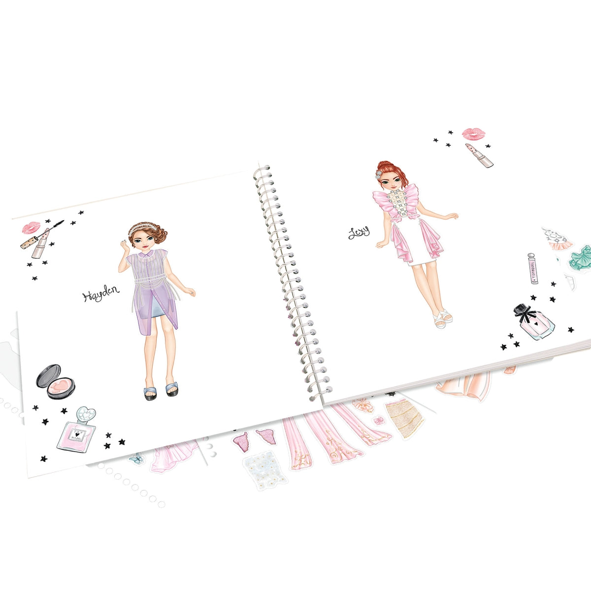 Top Model Dress Me Up Glam Look Tarra- ja Värityskirja