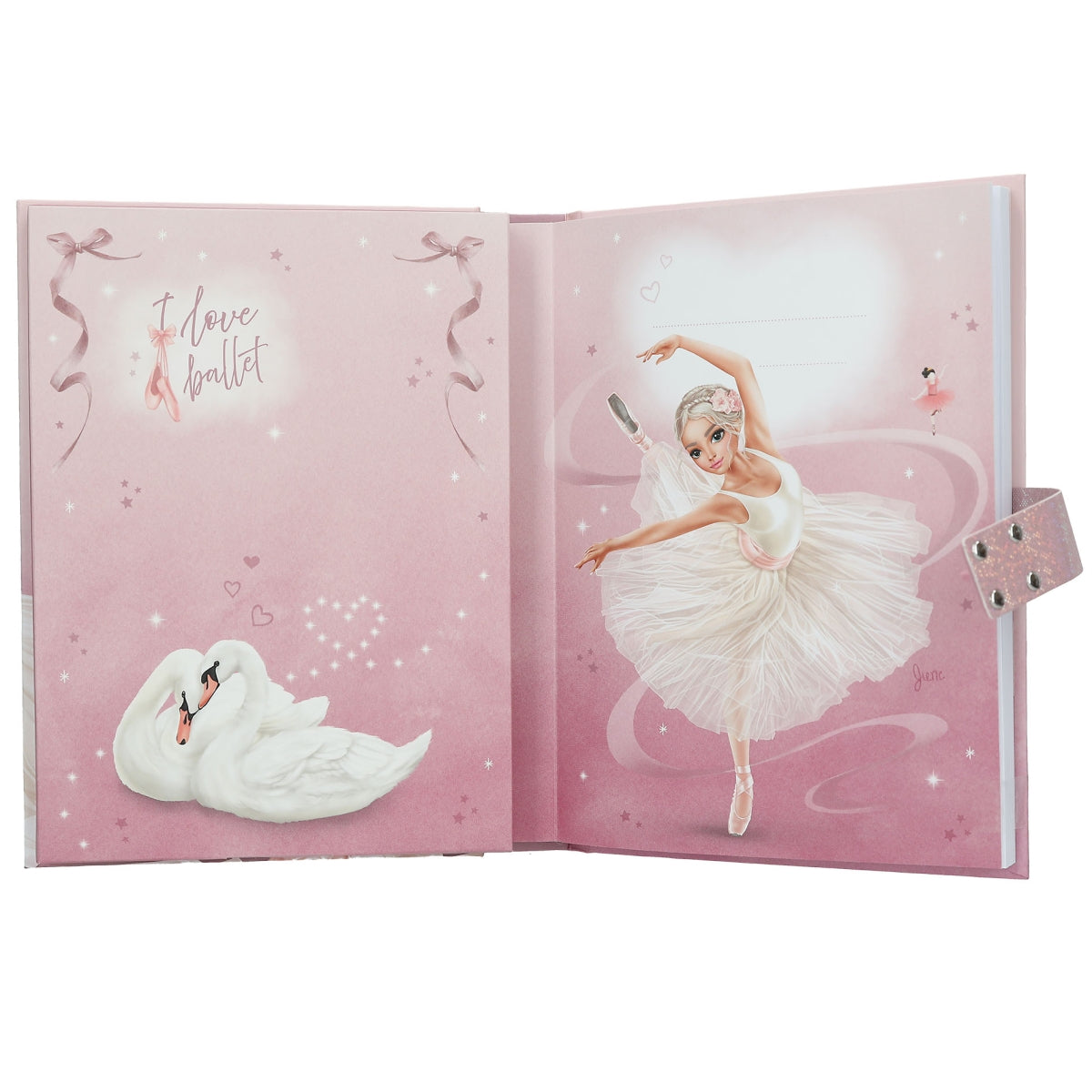 Top Model Koodillinen & Soiva Päiväkirja Baletti