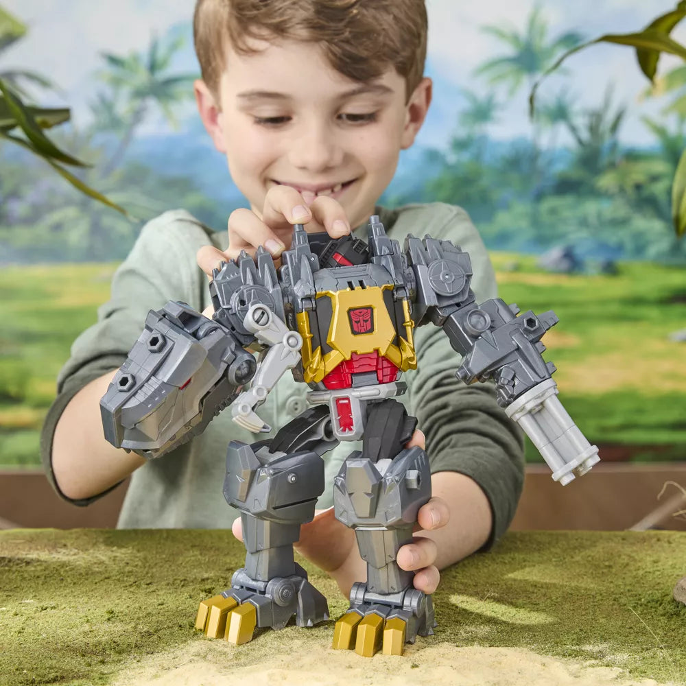 Transformers Cyberworld Grimlock Chomp and Battle Muuntautuva Robotti