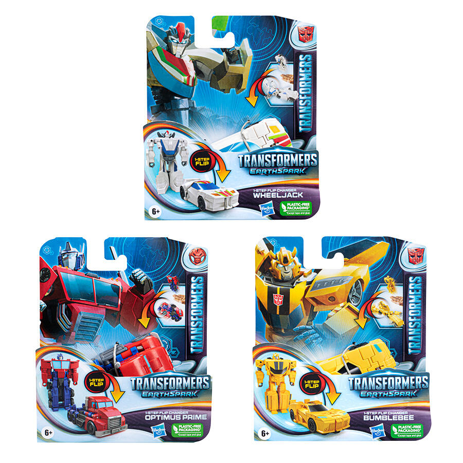 Transformers Earthpack 1-step Flipchanger Erilaisia
