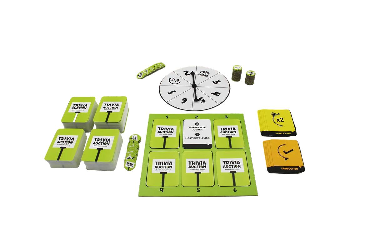 Trivia Auction Korkein Tarjous Peli