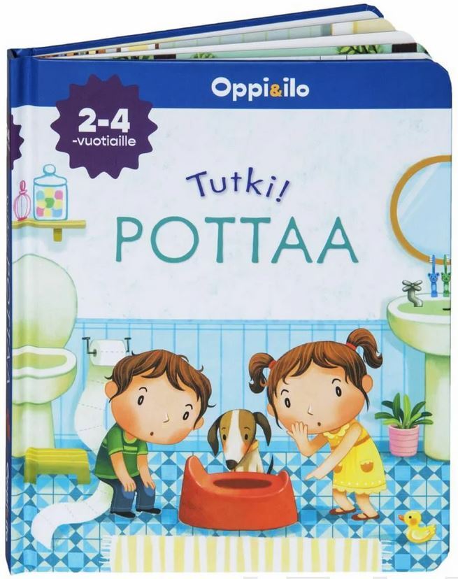 Oppi ja Ilo Tutki Pottaa! Lastenkirja