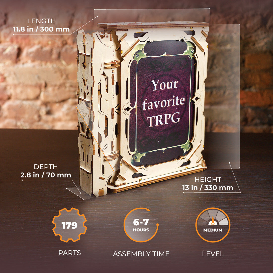 Ugears Rakennussarja Game Of Master's Screen