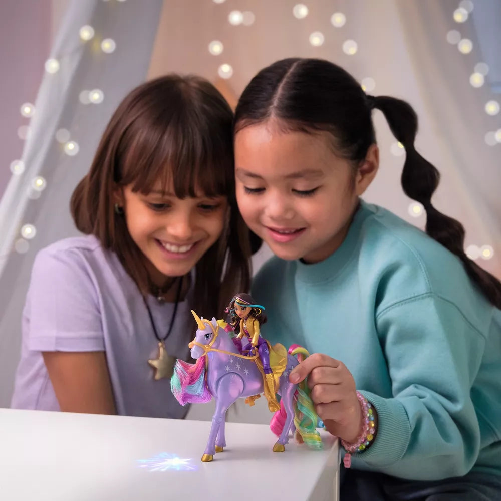Unicorn Academy/ Yksisarvisakatemia Sophia ja Magic Wildstar Valolla