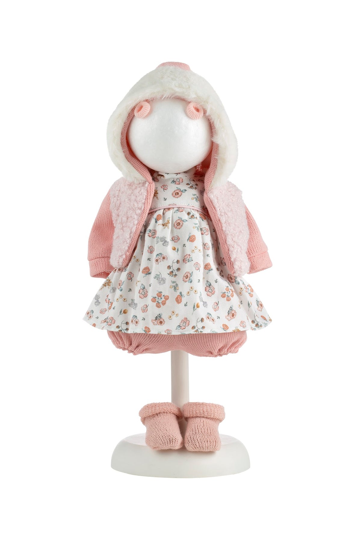 Llorens Nukenvaate 38cm Mekko ja Neuletakki