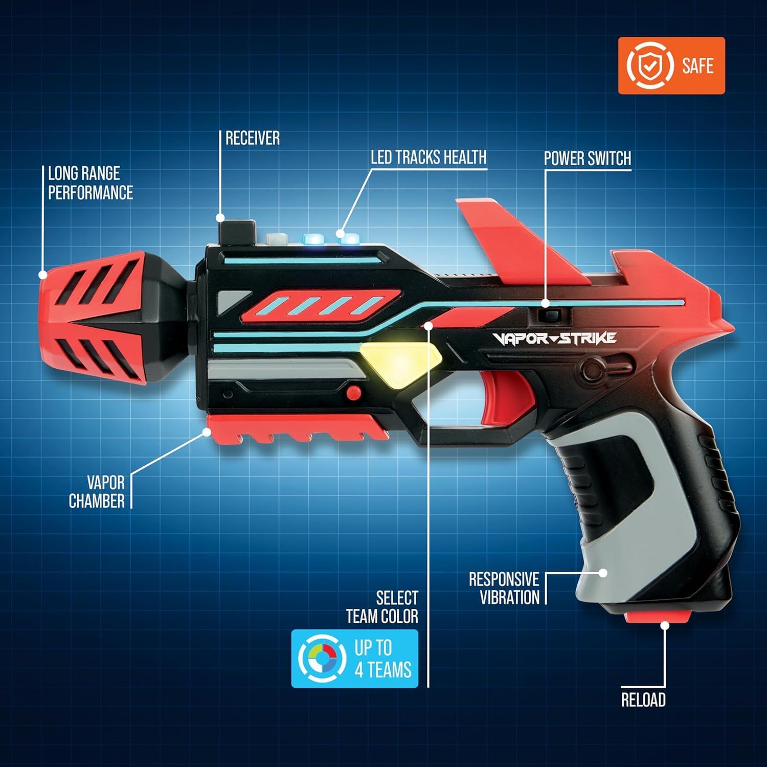 Vapor Strike Laser Tag Combat Laseraseet