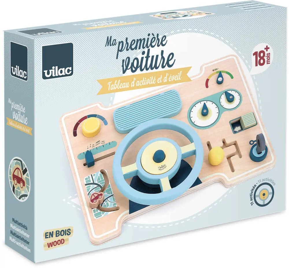 Vilac Auto Puinen Aktiviteettitaulu