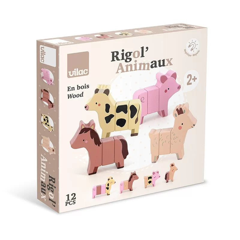 Vilac Magneettiset Hullunkuriset Maatilaneläimet