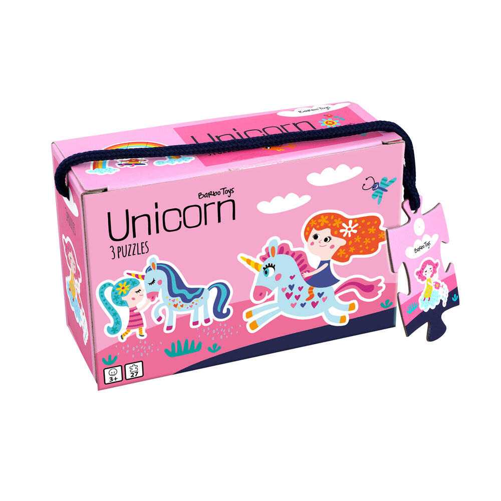 Pikkupalapelit Yksisarvinen 3 Palapeliä