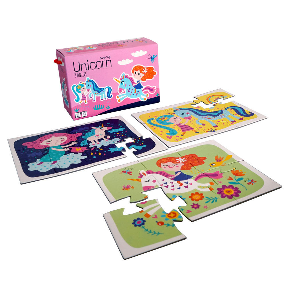 Pikkupalapelit Yksisarvinen 3 Palapeliä