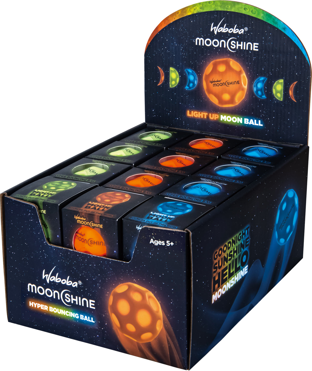 Waboba Original Moon Ball Superpommpupallo Valolla