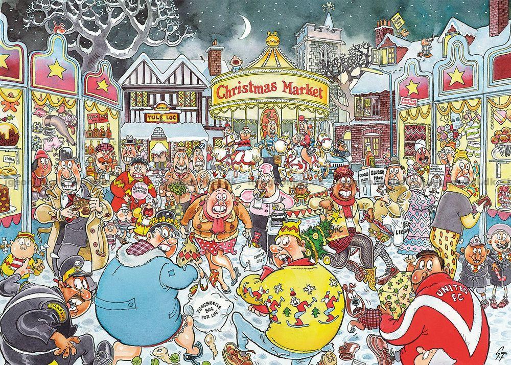 Wasgij Christmas Puzzle 6 Very Merry Christmas! 1000 Palan Palapeli