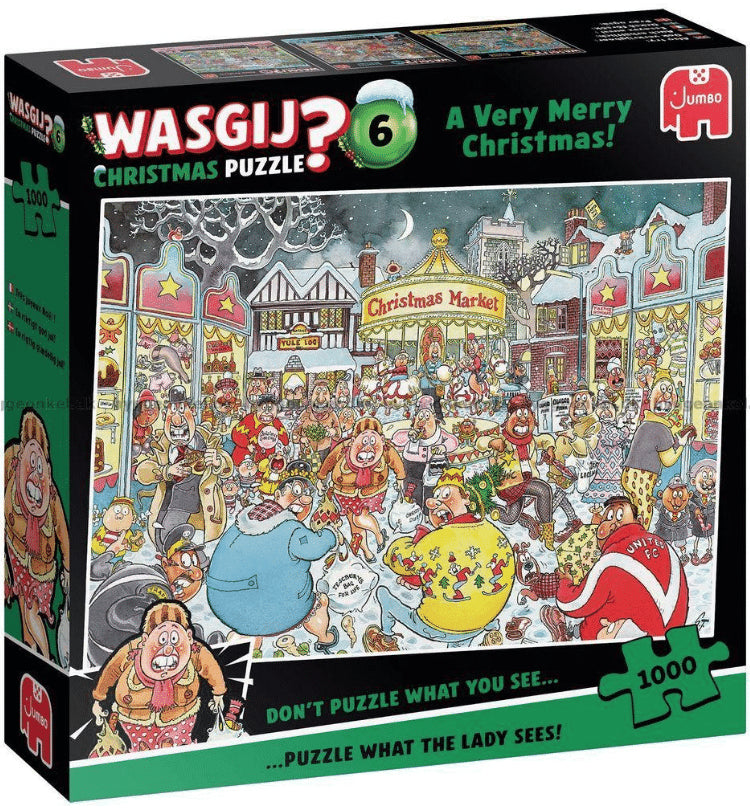 Wasgij Christmas Puzzle 6 Very Merry Christmas! 1000 Palan Palapeli