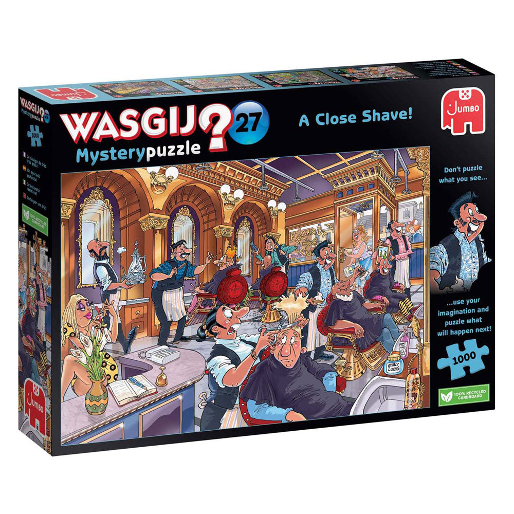 Wasgij Mystery A Close Shave! 1000 Palan Palapeli