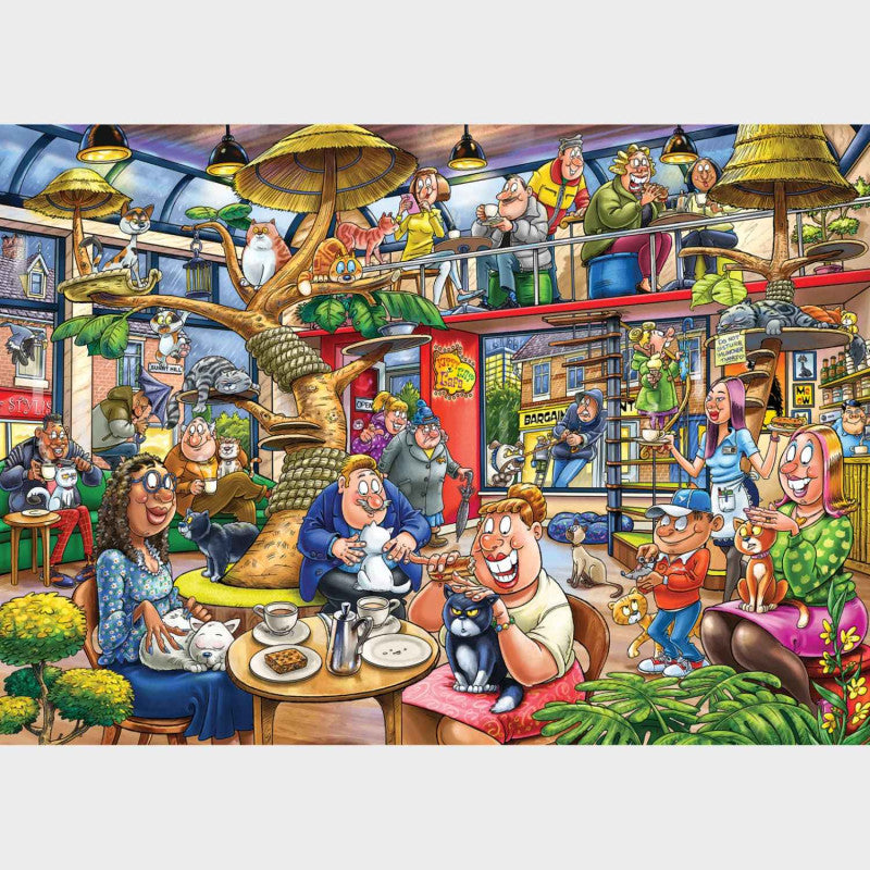 Wasgij Mystery Feline Frenzy! 1000 Palan Palapeli