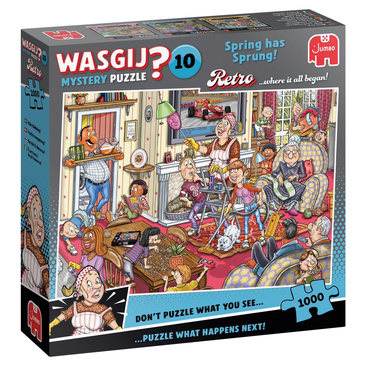 Wasgij Mystery Retro 10 Spring Has Sprung! 1000 Palan Palapeli
