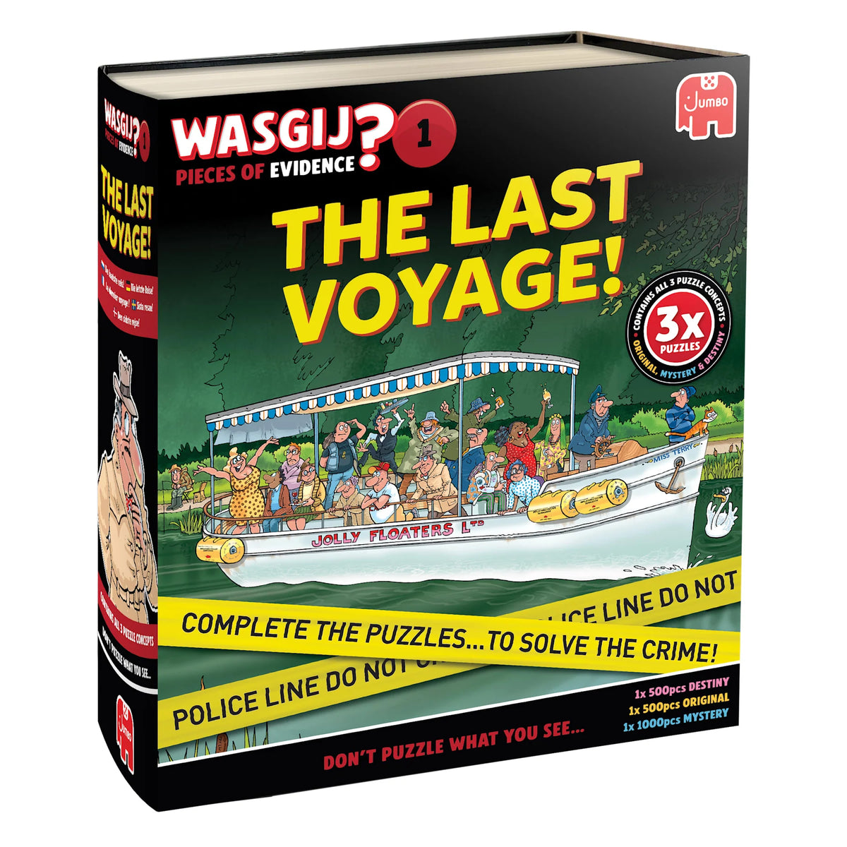 Wasgij Pieces Of Evidence 1 - The Last Voyage! Kolmen Palapelin Pulmapelisetti
