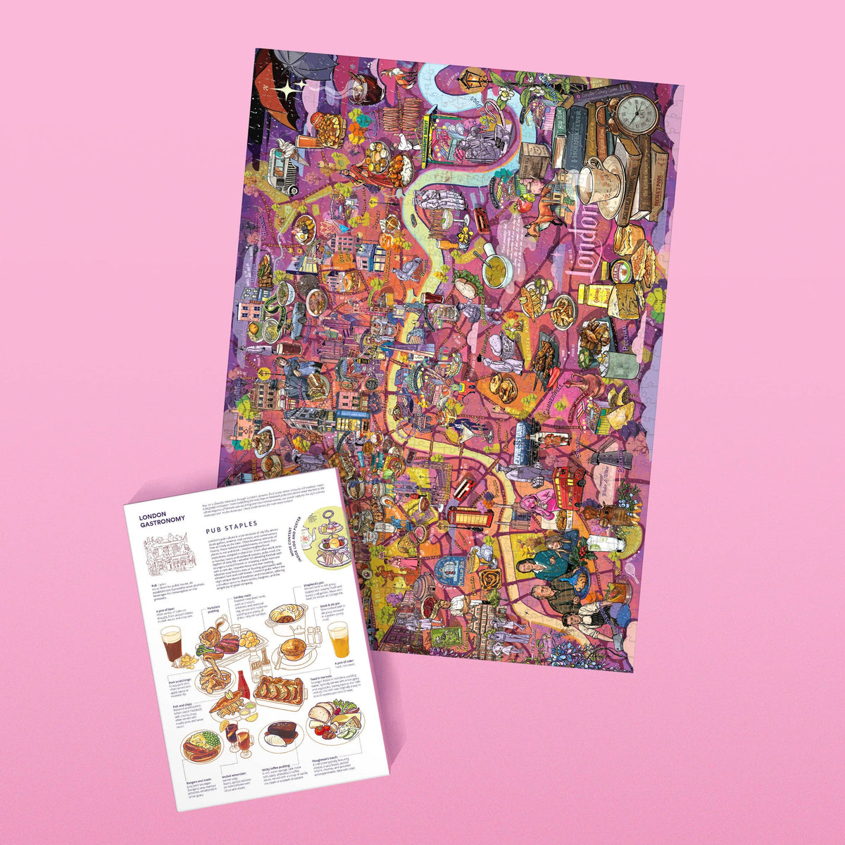 Water And Wines London Gourmet 1000 Palan Palapeli