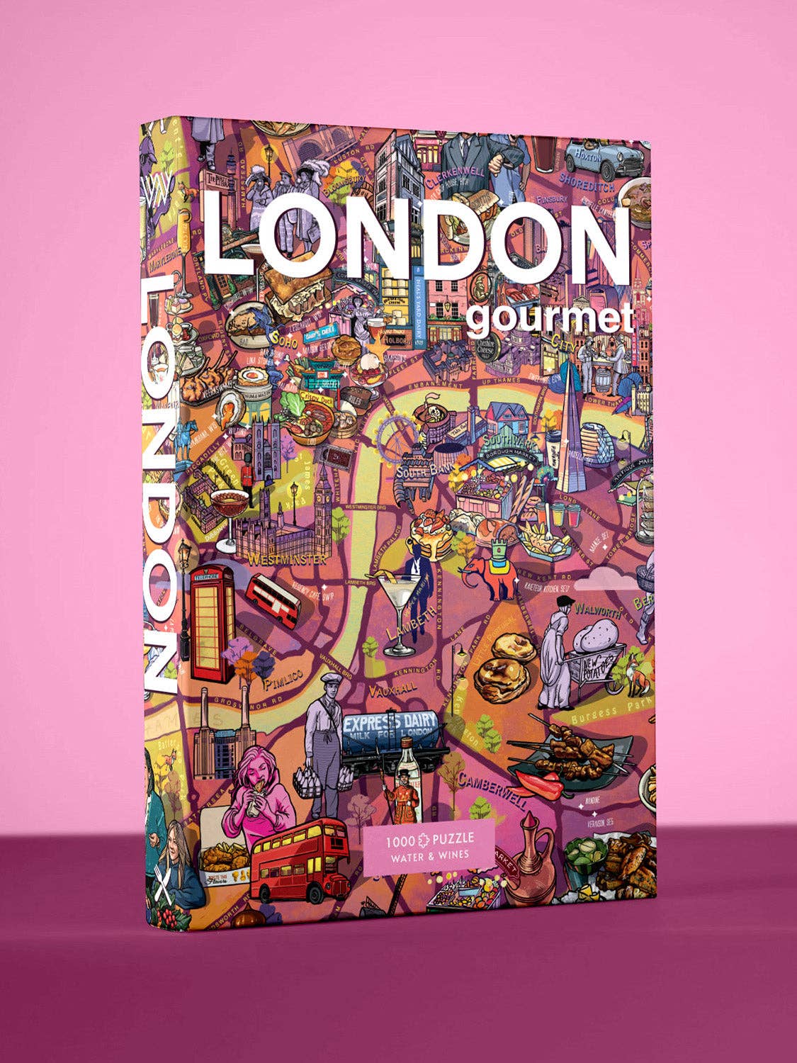 Water And Wines London Gourmet 1000 Palan Palapeli