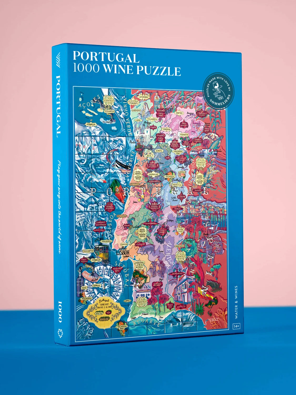 Water And Wines Portugal, Wine Puzzle, 1000 Palan Viini Palapeli