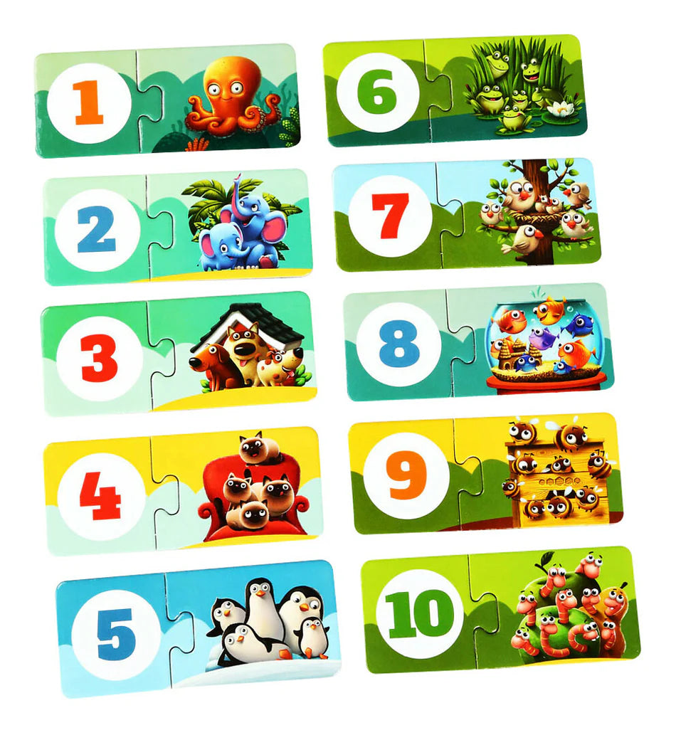 Yhdistämispalapeli 10 x 2 Palan Palapeli Minun Ystävät