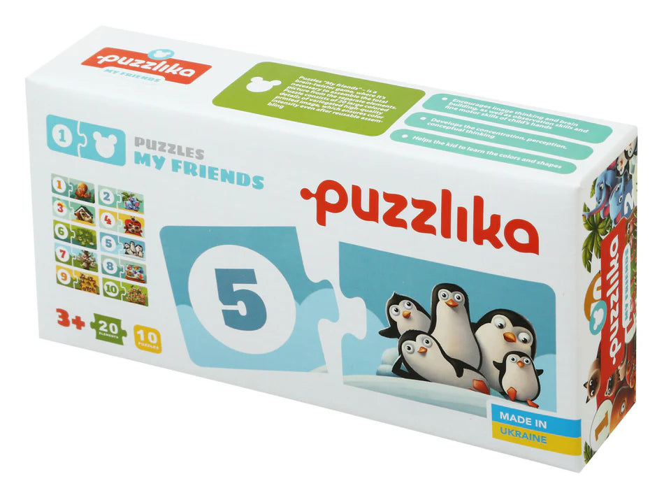 Yhdistämispalapeli 10 x 2 Palan Palapeli Minun Ystävät