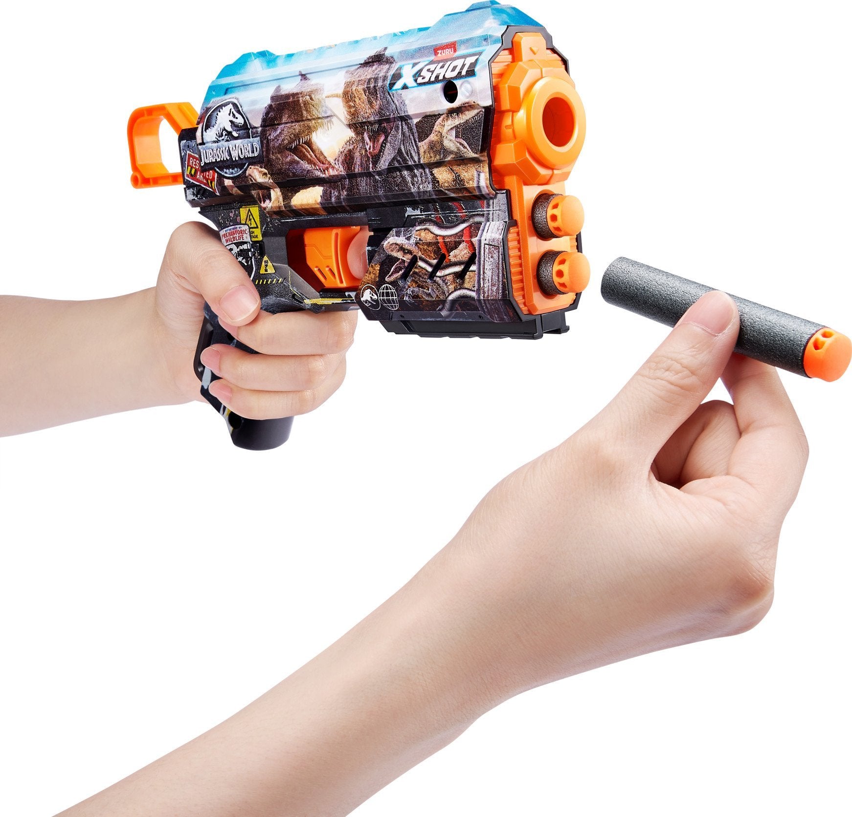 ZURU X-Shot Skins Jurassic World Vaahtoammusase ja Ammukset