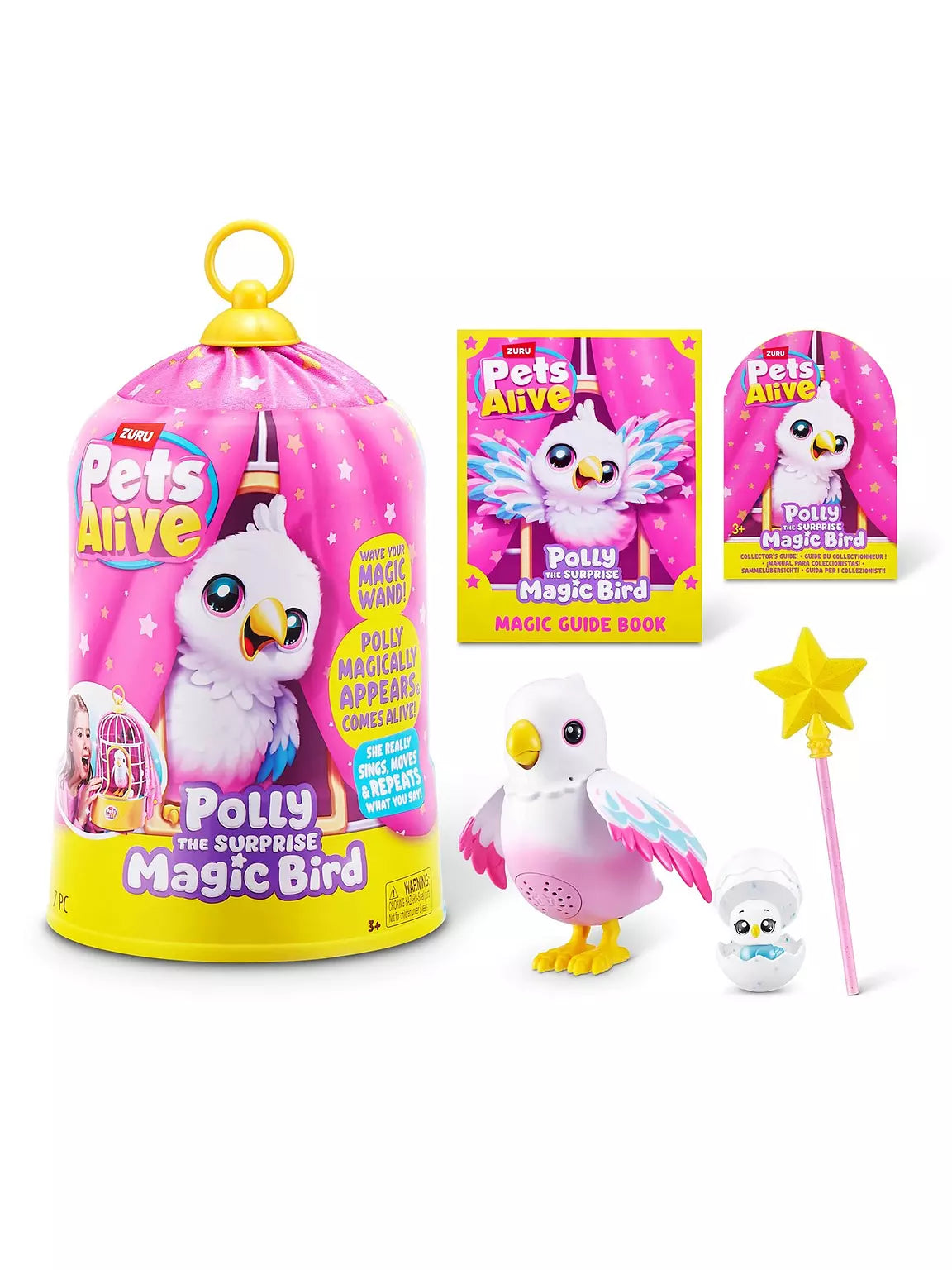 Zuru Pets Alive Polly Magic Bird Interaktiivinen Lintu