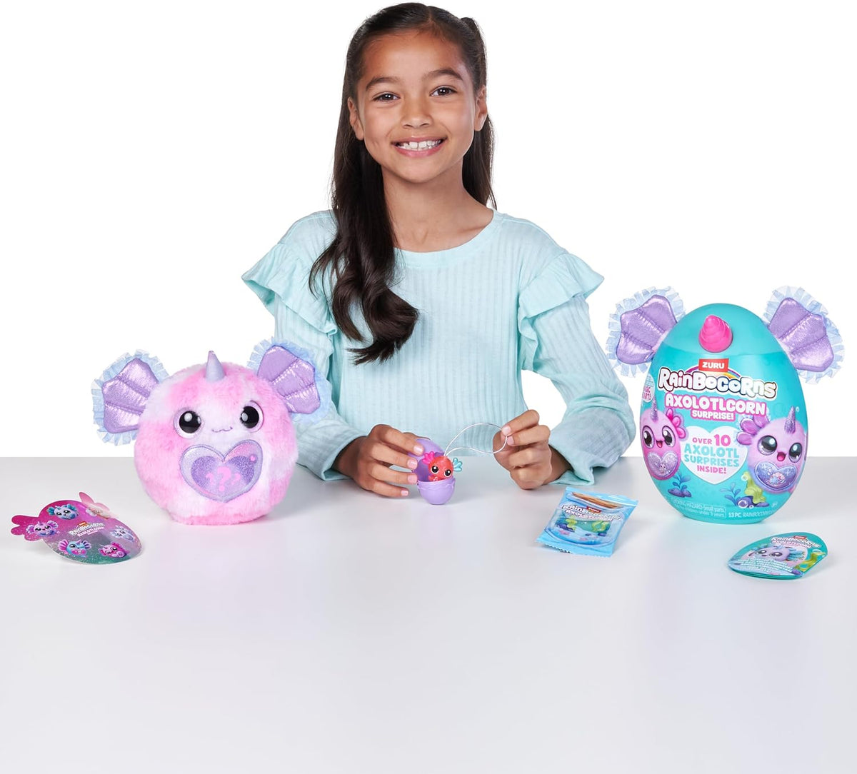 Zuru Rainbocorns Axolotlcorn Yllätyspehmolelu + 10 Yllätystä
