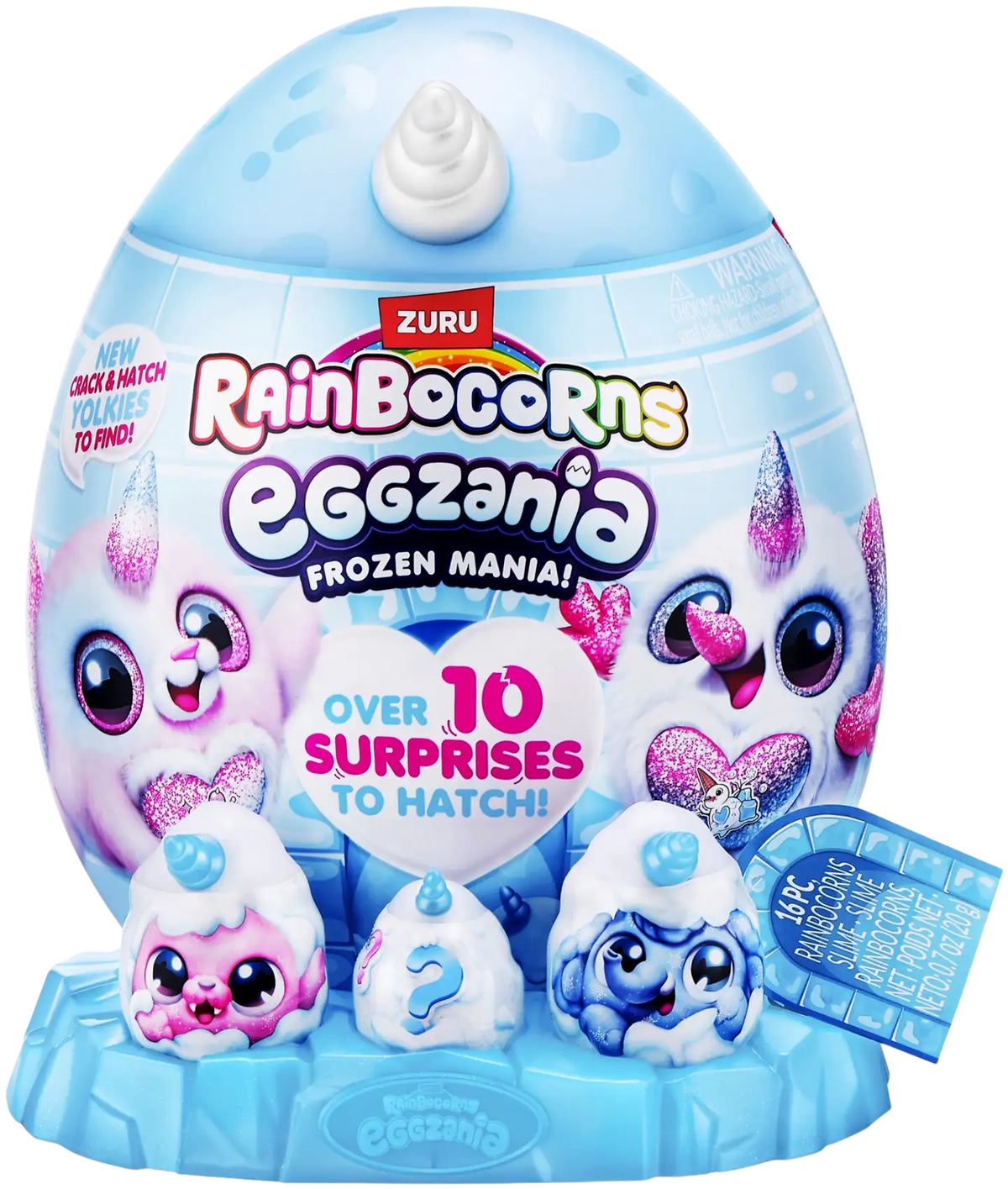 Zuru Rainbocorns Eggzania Frozen Mania Yllätyspehmolelu + 10 Yllätystä