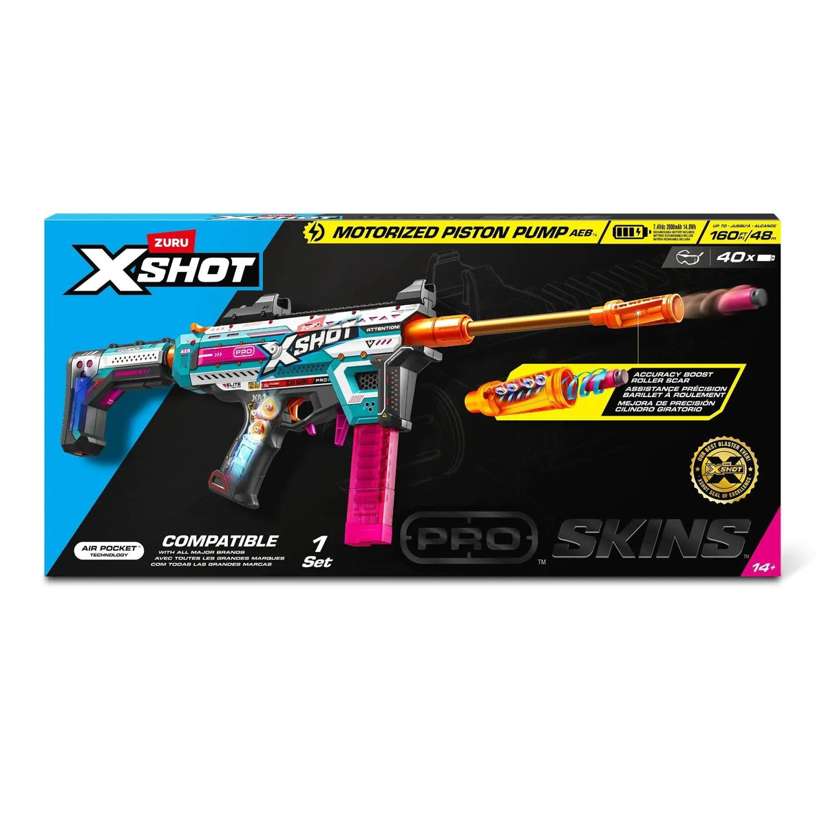 Zuru X-Shot Pro Skins Moottoroitu Vaahtoammusase