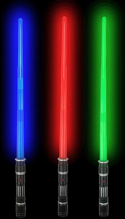 Planet Fighters Valomiekka 84 cm Äänillä Lajitelma