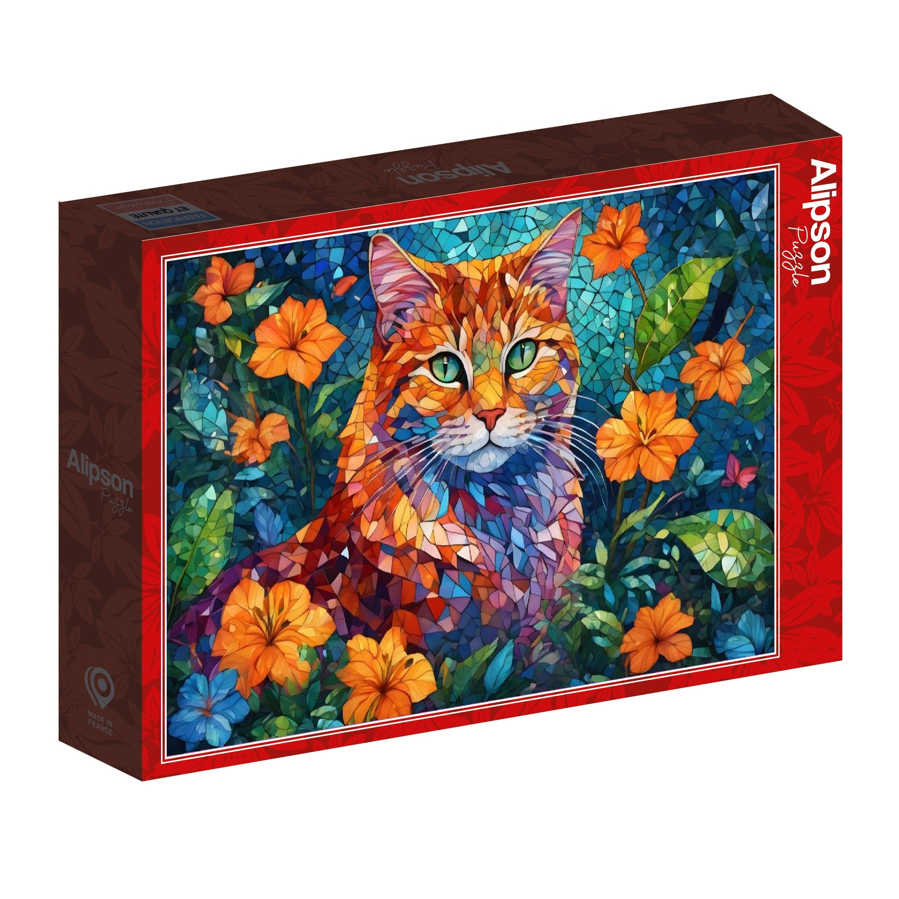 Alipson Puzzle 1000 Palan Palapeli Chat Mosaïc