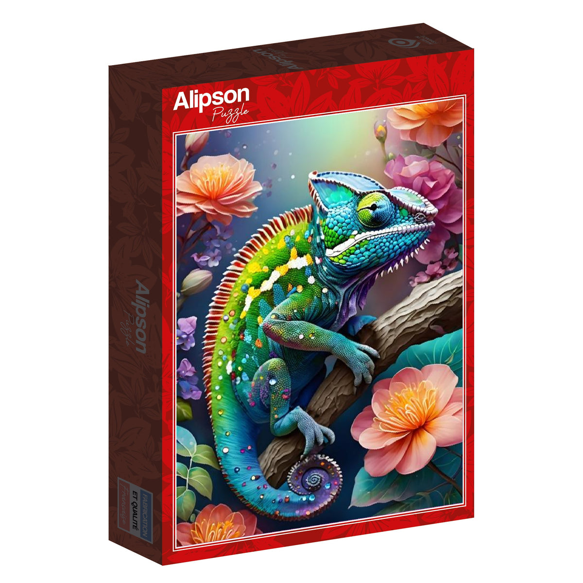 Alipson Puzzle 500 Palan Palapeli Colourful Chameleon