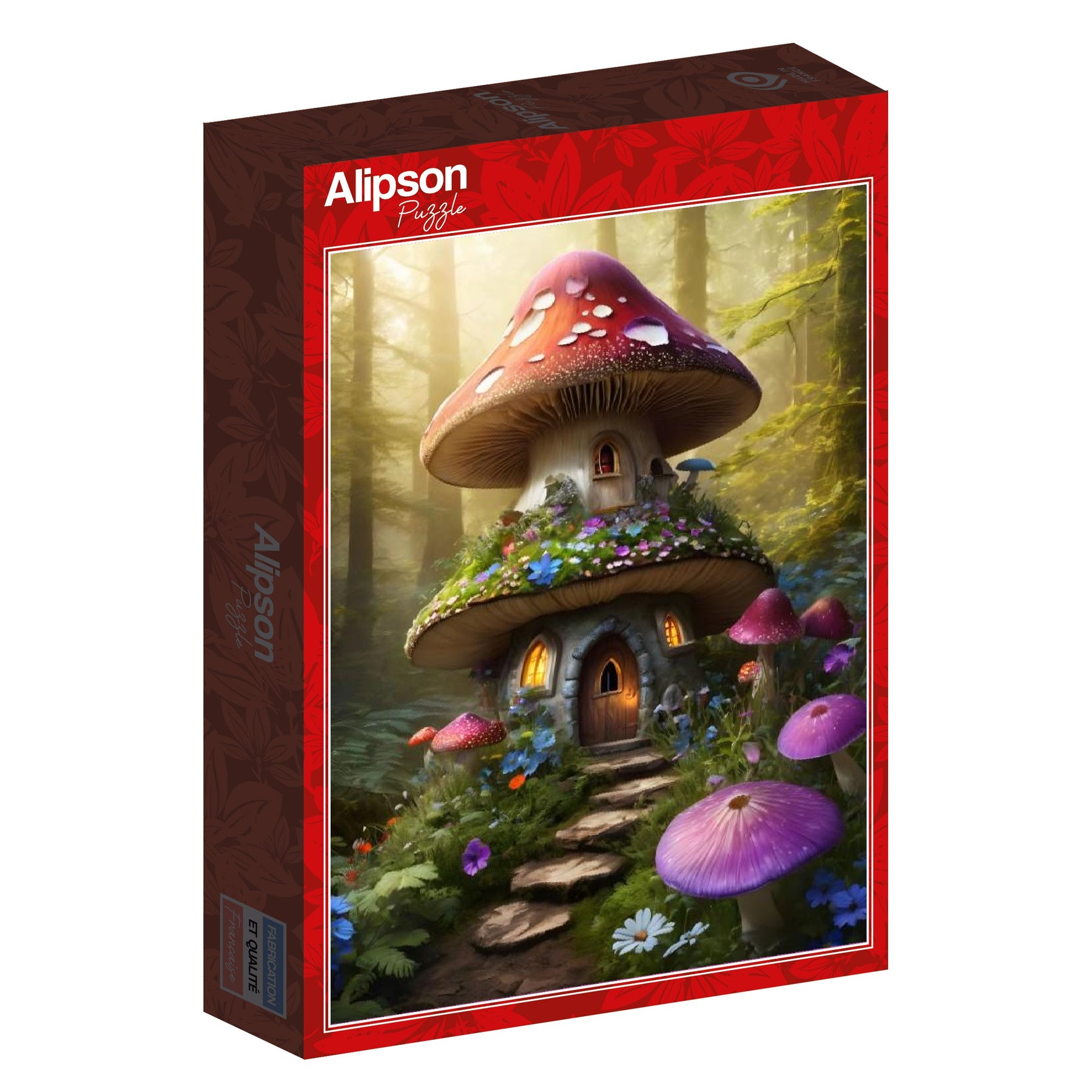 Alipson Puzzle 500 Palan Palapeli Mushroom House