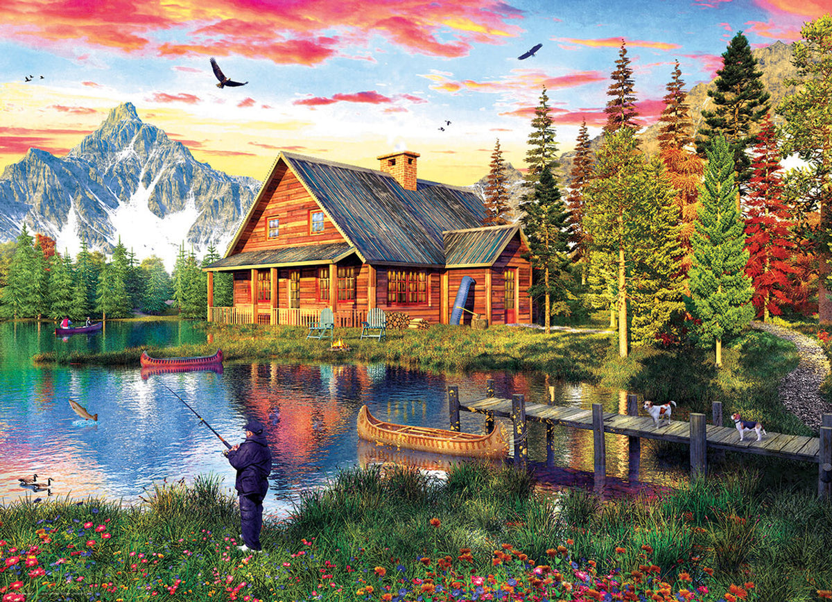 Eurographics 1000 Palan Palapeli The Fishing Cabin