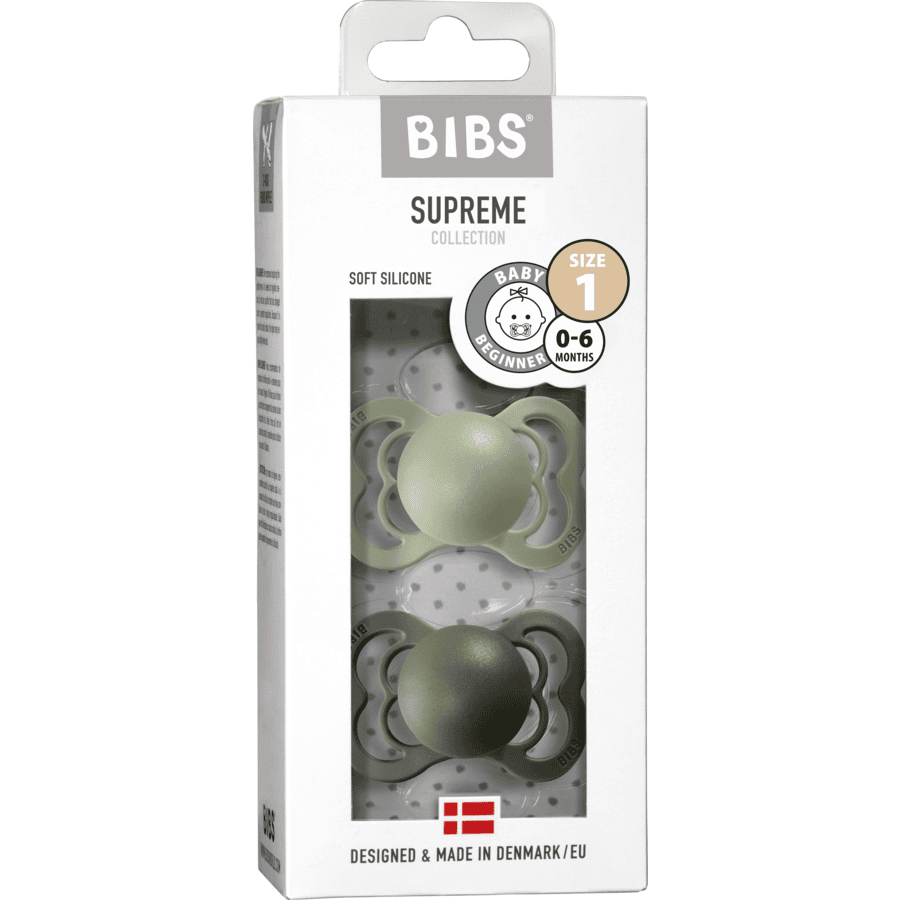 BIBS Supreme Tutti 2 kpl Sage/Hunter Green
