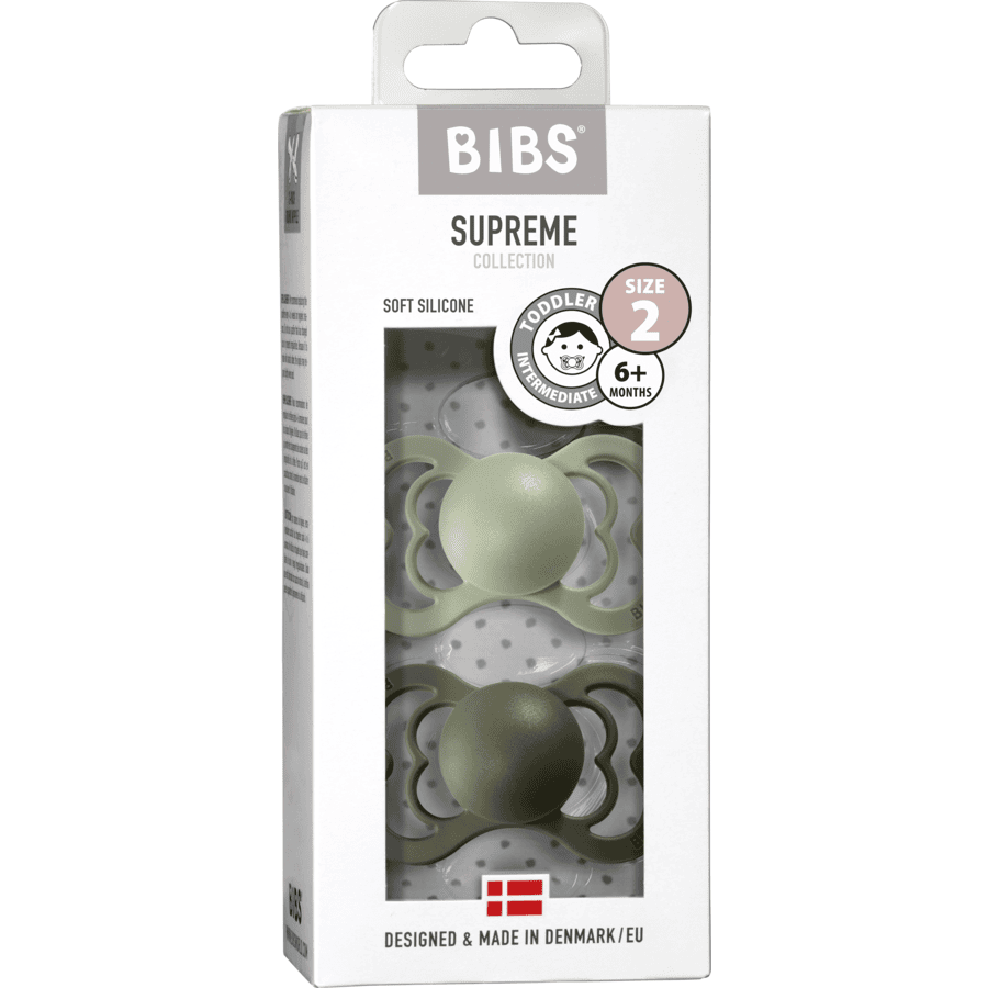 BIBS Supreme Tutti 2 kpl Koko 2 Sage/Hunter Green