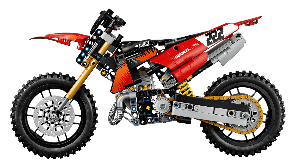LEGO Technic 42238 Ducati Desmo450 MX Factory Moottoripyörä
