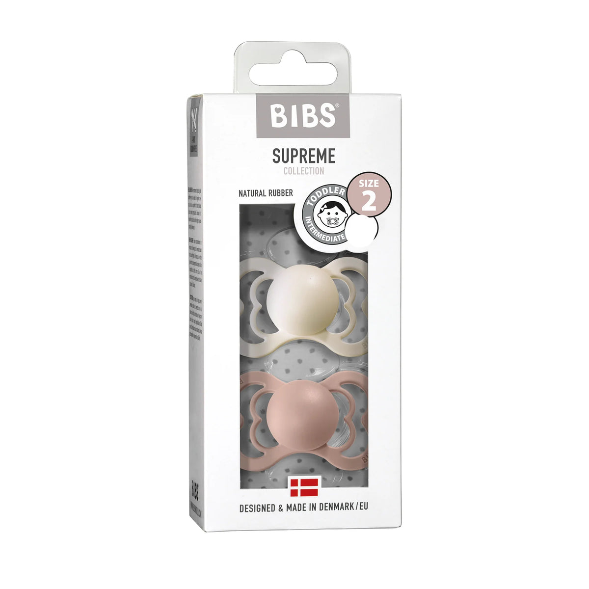 BIBS Supreme Tutti 2 kpl Ivory/Blush