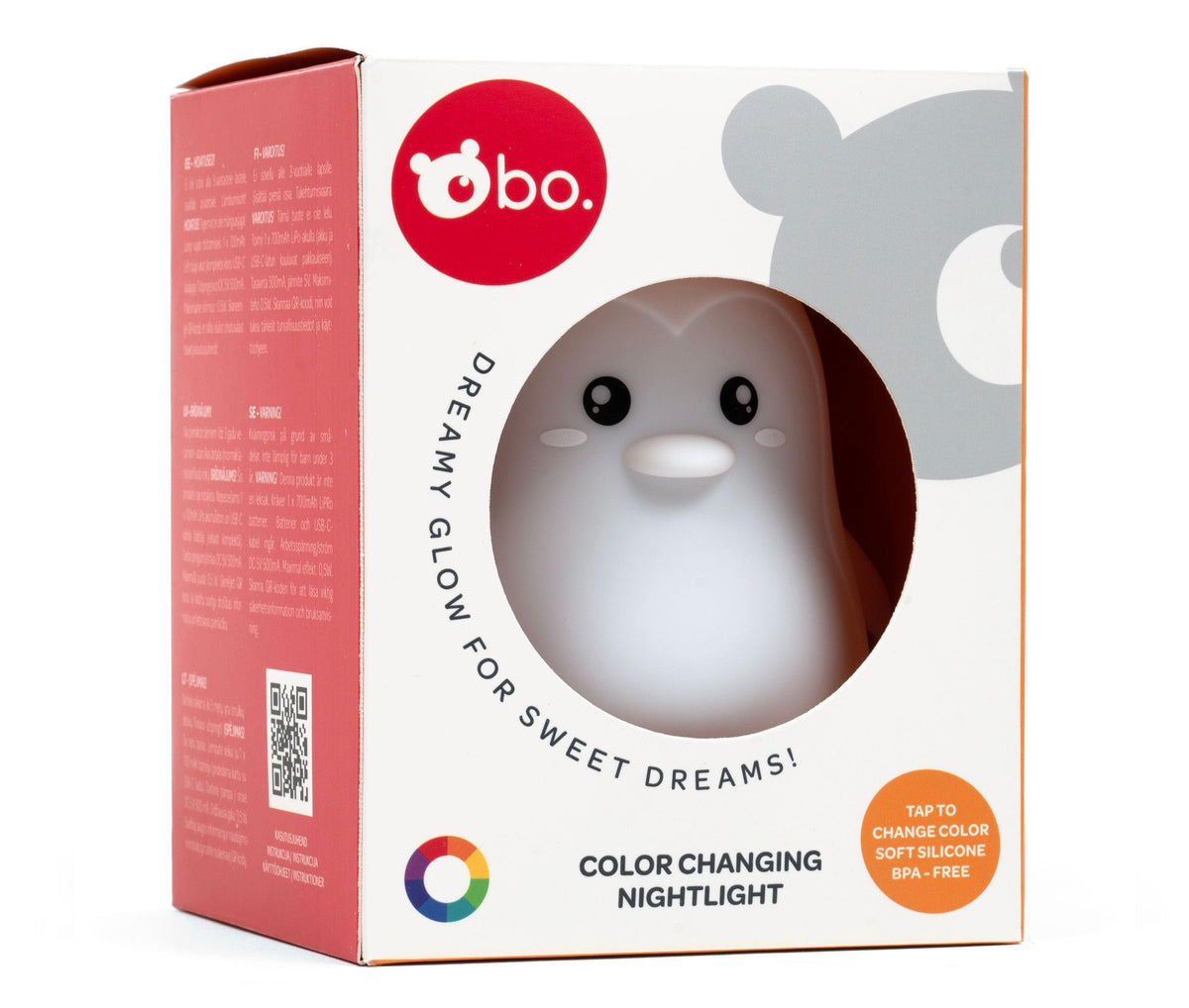 bo. Väriävaihtava Pingviini Yövalo