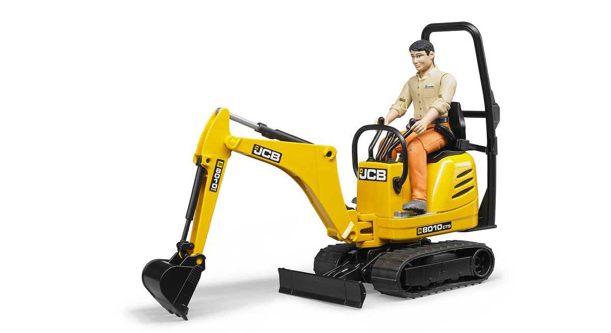 Bruder JCB Minikaivuri 8010 CTS ja Hahmo
